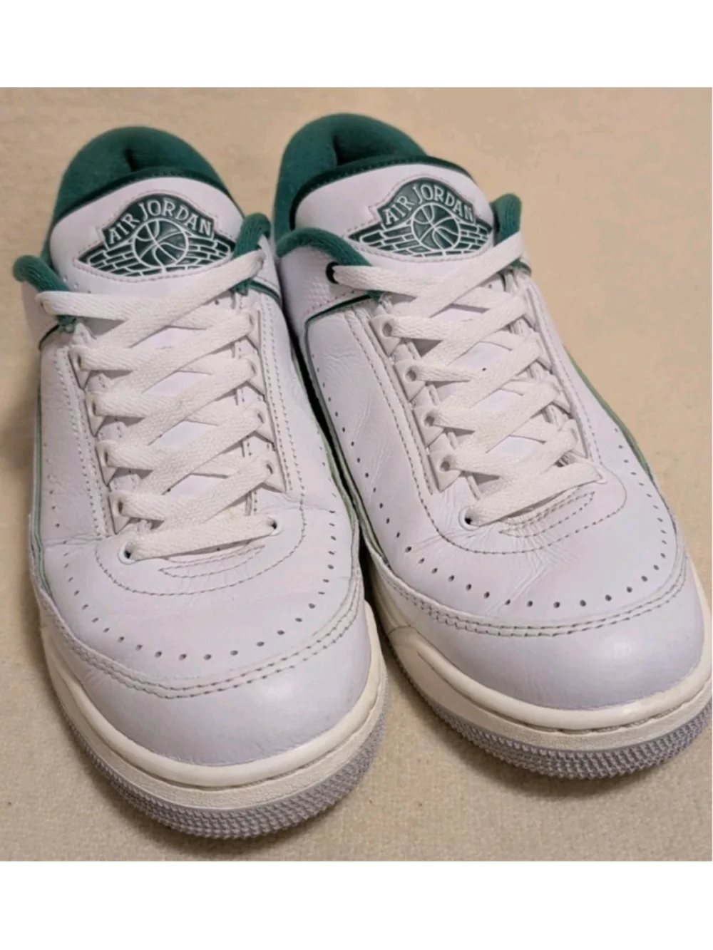 Nike Air Jordan 2/3 Low White Pine Green US Men's Size 10 F105